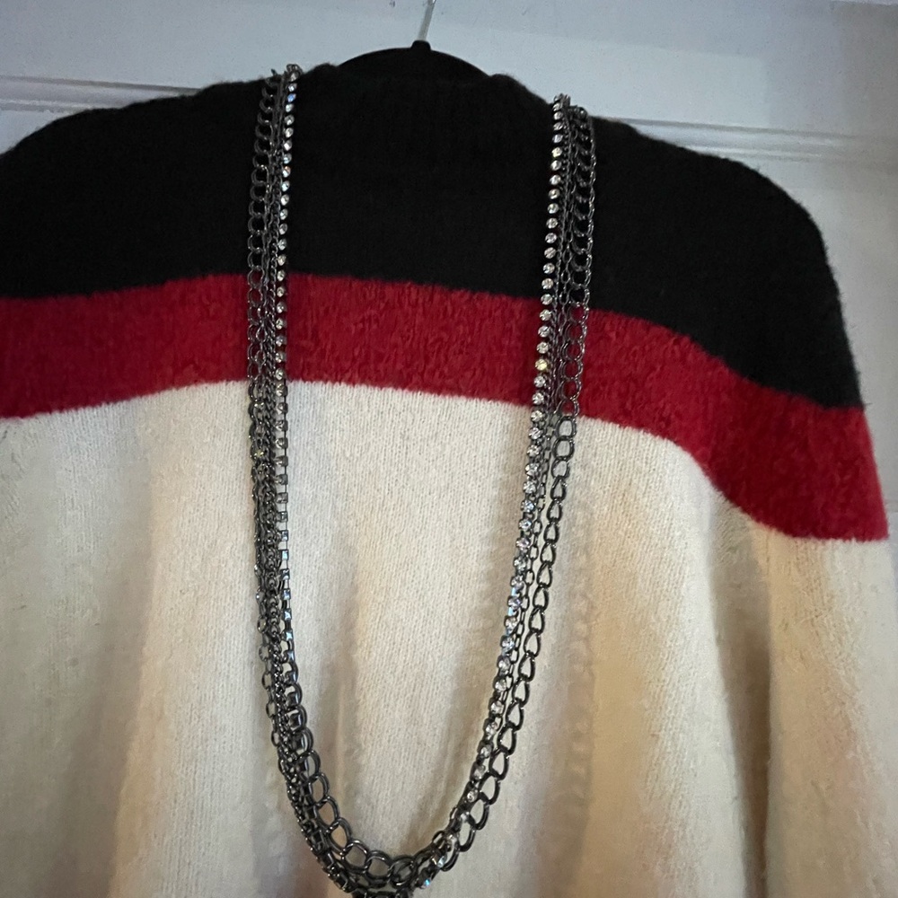 Multi-chain Lia Sophia necklace.  Adjustable clasp.  Four chains (nondetachable)